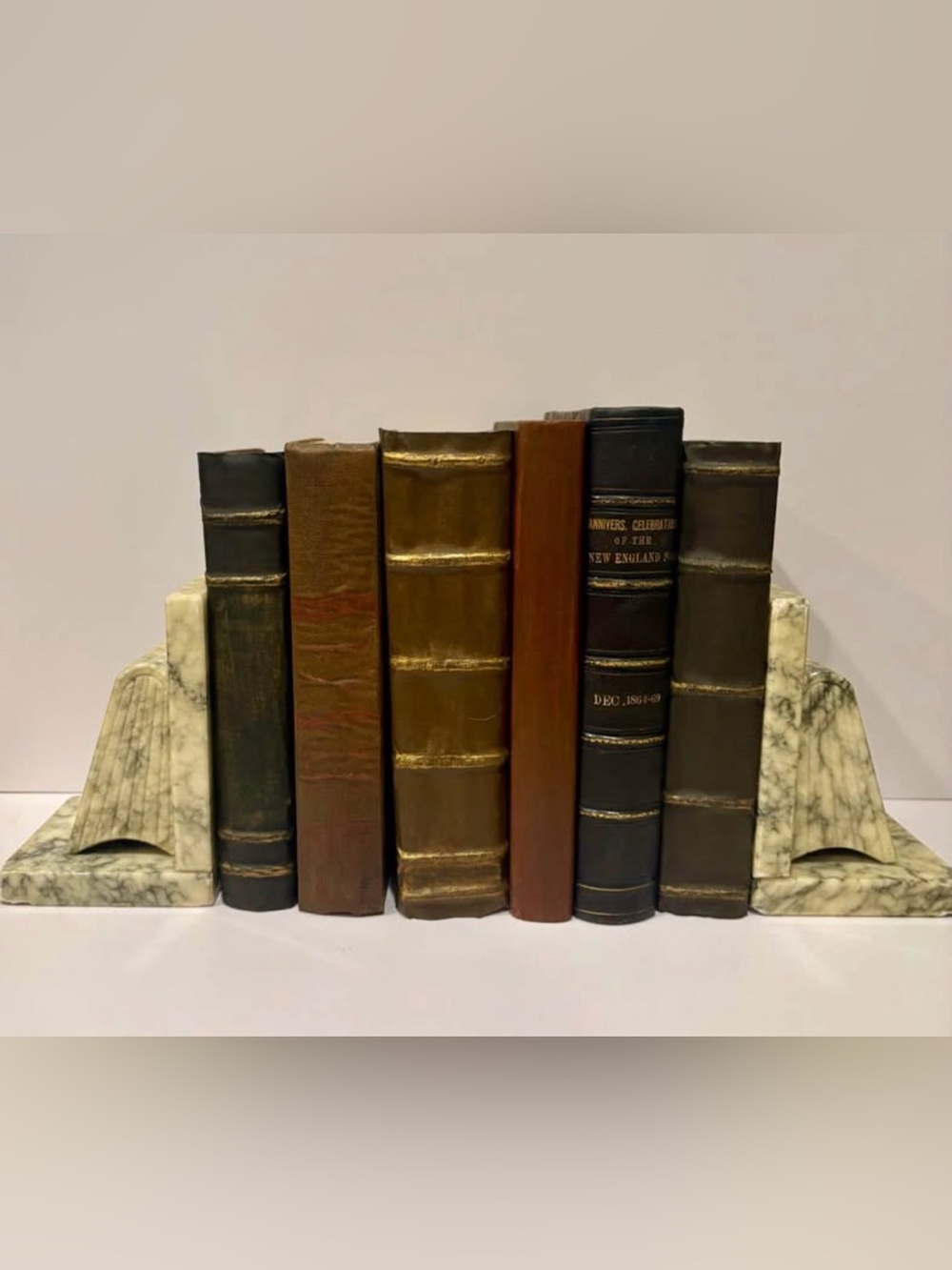 Vintage Stone Bookends (Pair)